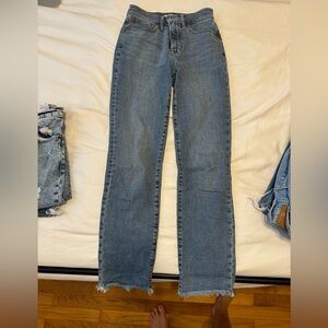 Madewell straight leg jeans